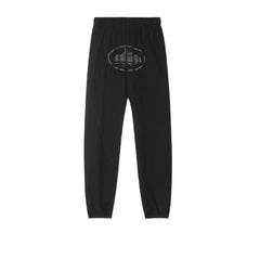 Black Vintage Graphic Sweatpants – Minimalist Streetwear Joggers