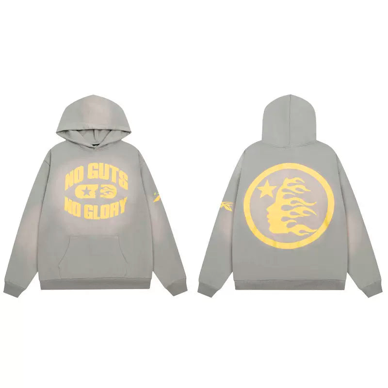 Hellstar Grey NO CUTS Hoodie