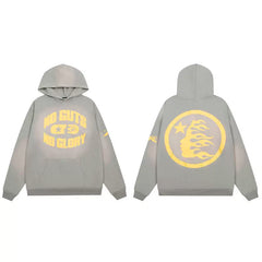 Hellstar Grey NO CUTS Hoodie