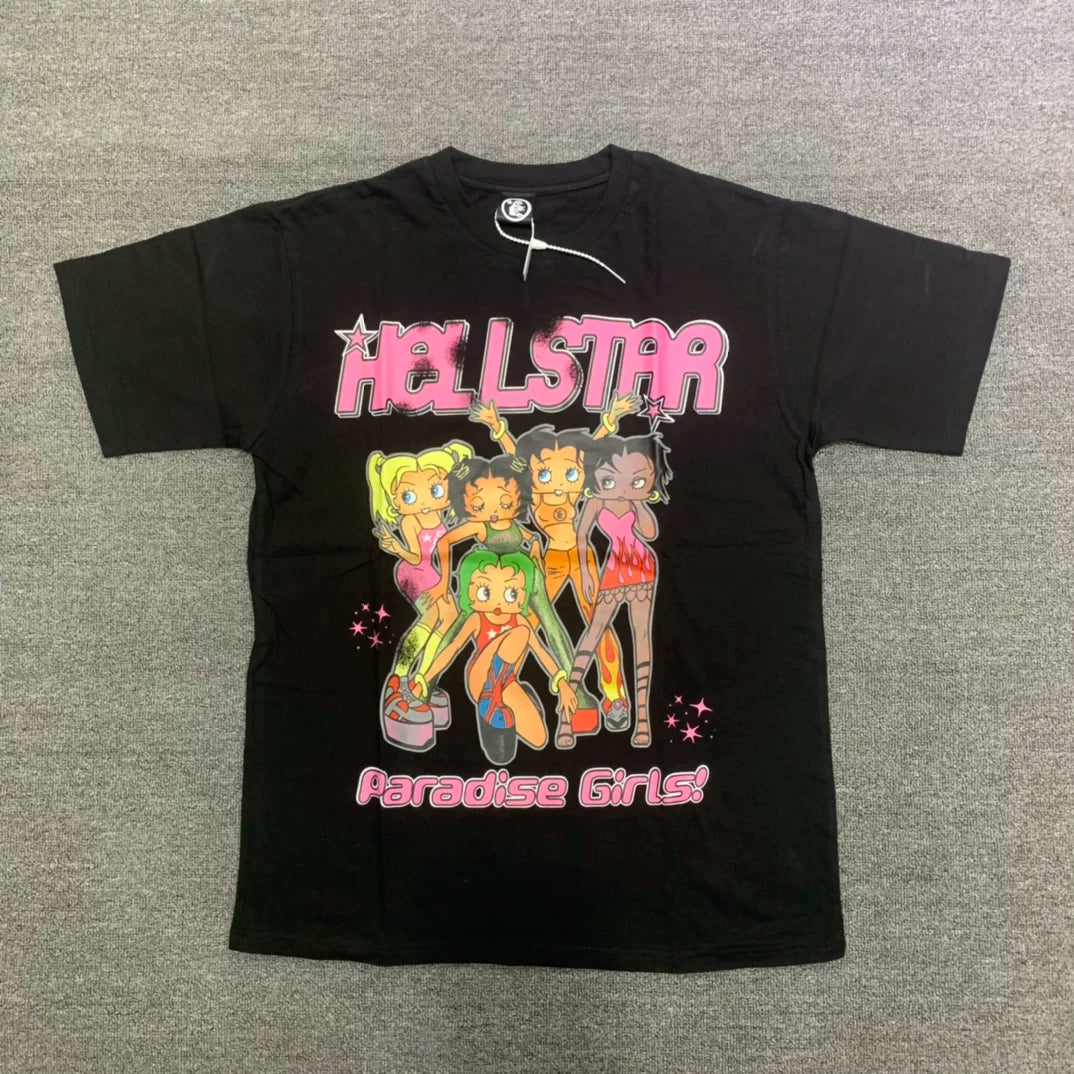 Hellstar Paradise Girls Black T-shirt