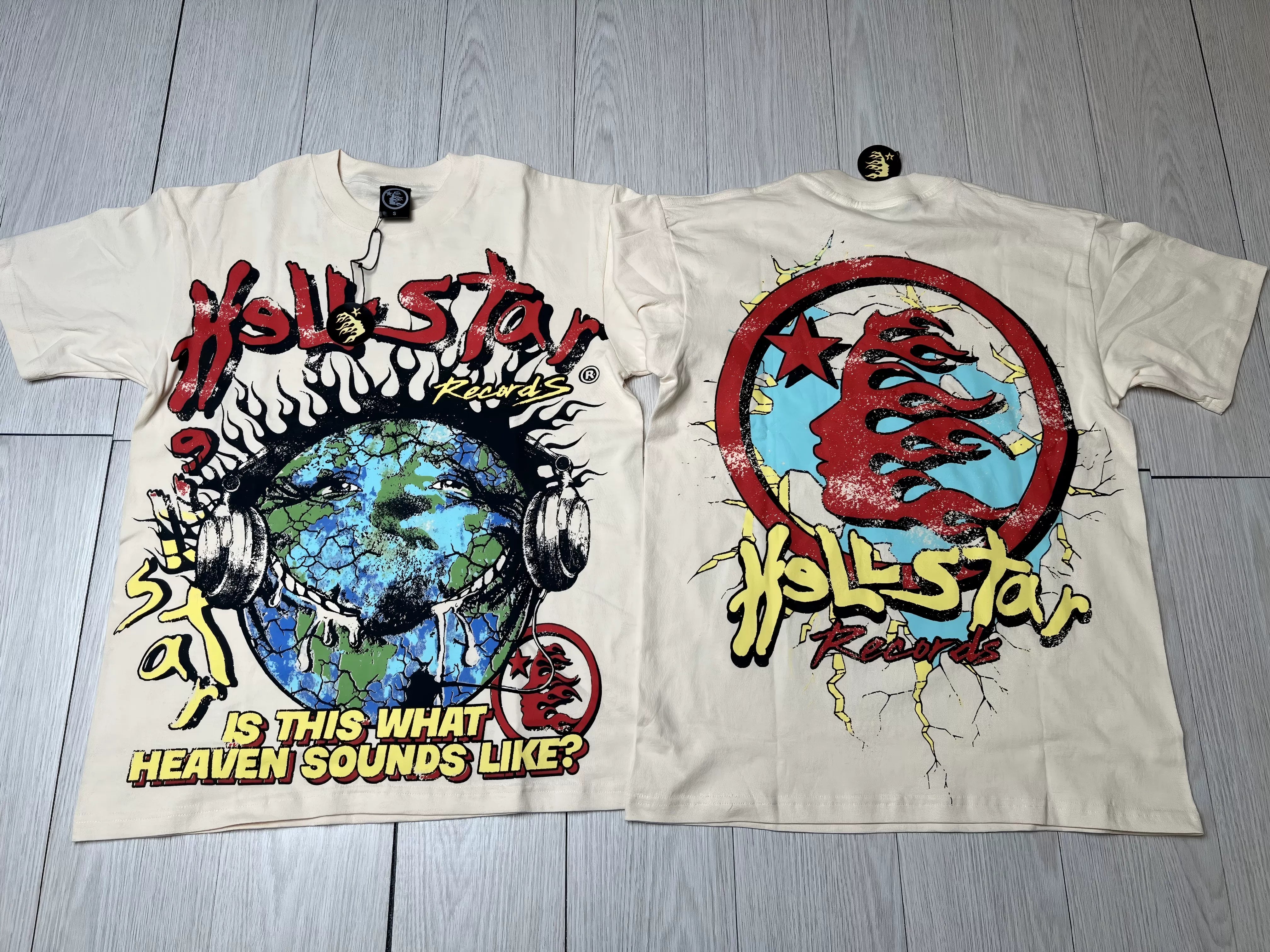 Hellstar Earth Globe Vintage Graphic Tee