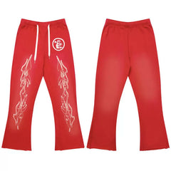 Hellstar Red Print Sweatpants