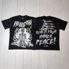 Hellstar Studded Yoga Graphic T-shirt