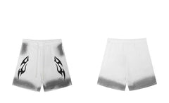 Hellstar Black Minimal Print Shorts
