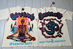 Hellstar Meditation Skeleton Graphic T-shirt