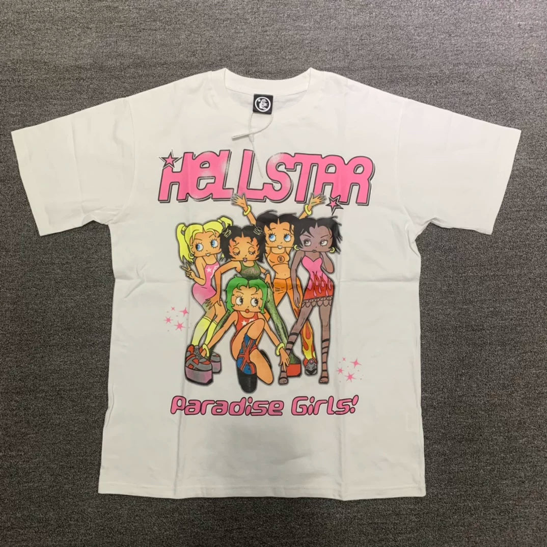 Hellstar Paradise Girls Cream T-shirt