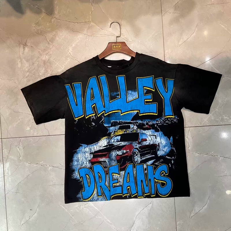 Valleydream Black Valley Dreams   Retro Graphic T-Shirt