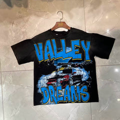 Valleydream Black Valley Dreams   Retro Graphic T-Shirt