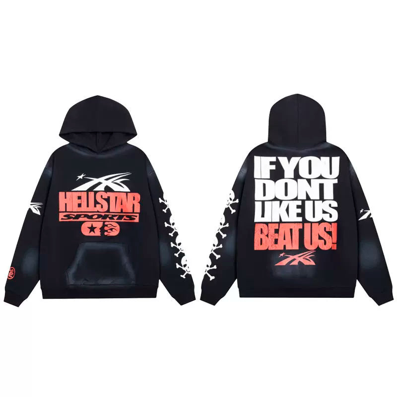 Hellstar Black BEAT US Hoodie