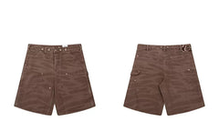 Hellstar Brown Cargo Work Shorts