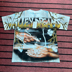 Valleydream White Lightning Hand Gesture Retro Valley Dreams T-Shirt