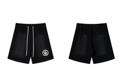 Hellstar Black Circle Logo Shorts
