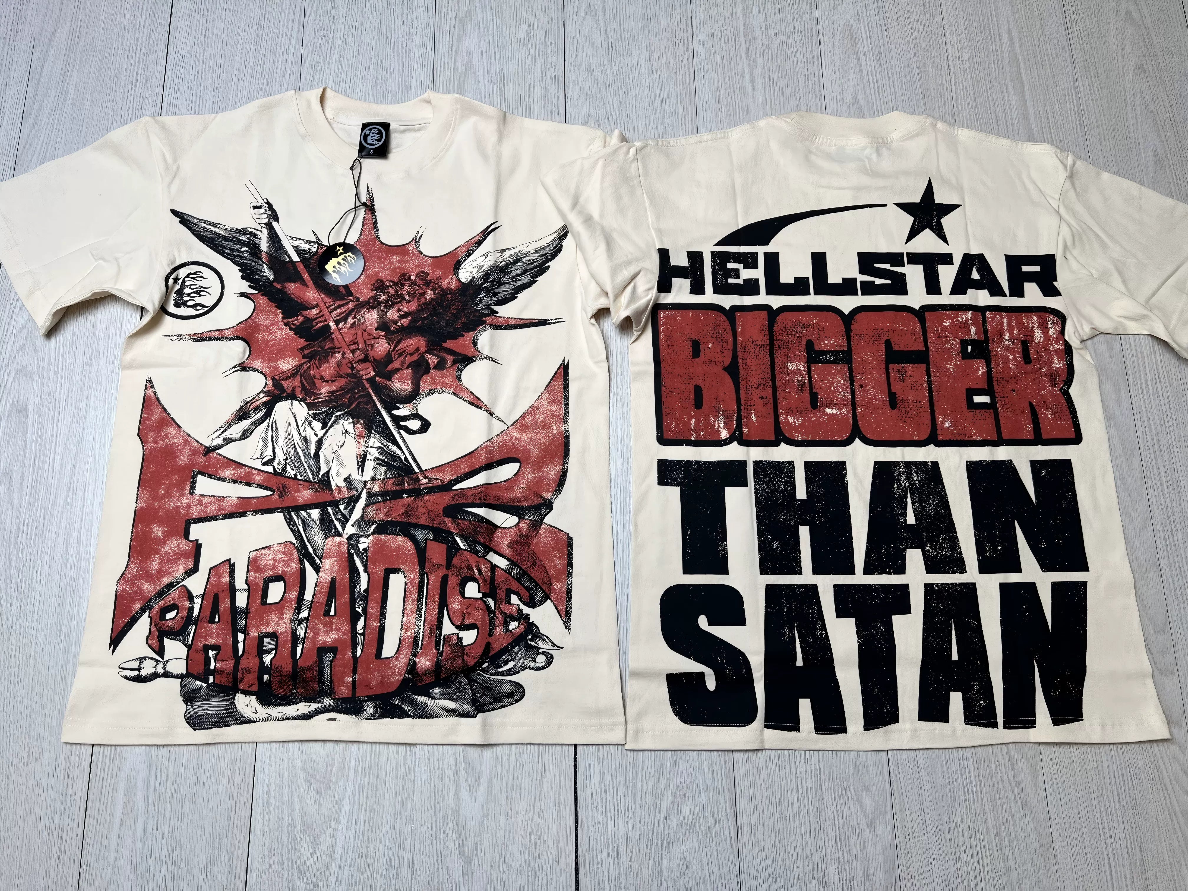 Hellstar Bigger Than Satan Explosion Print T-shirt