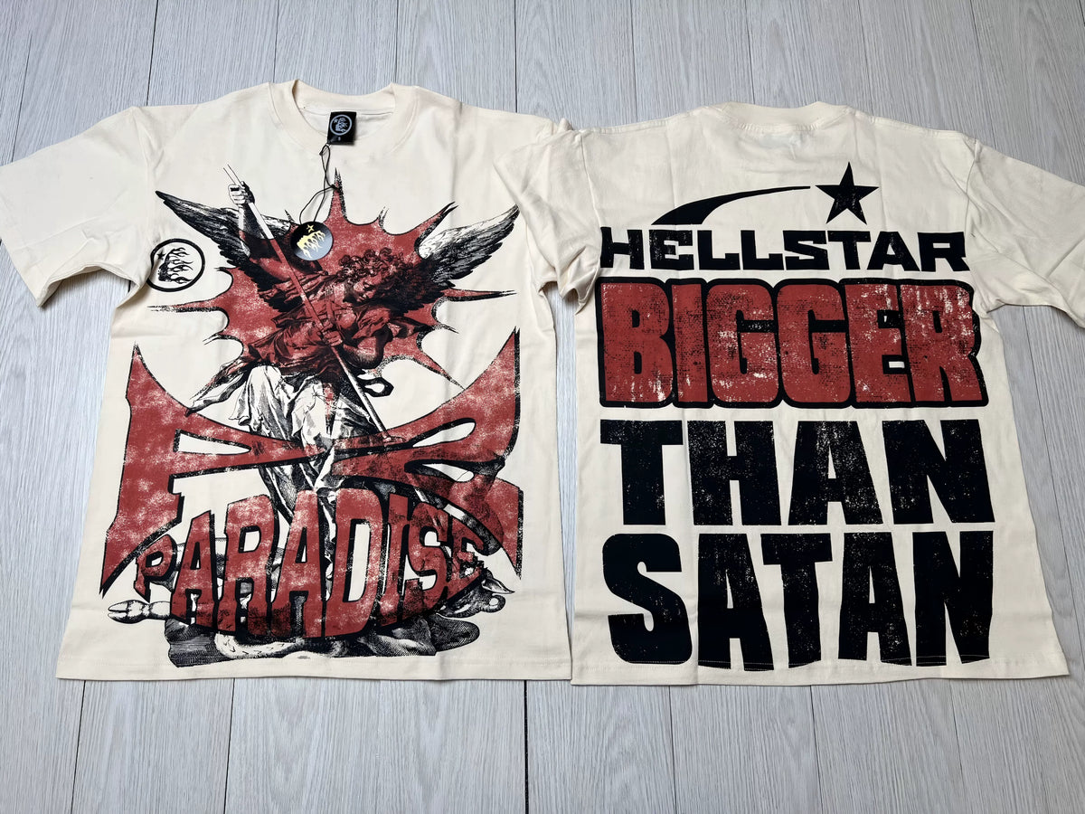 Hellstar Bigger Than Satan Explosion Print T-shirt