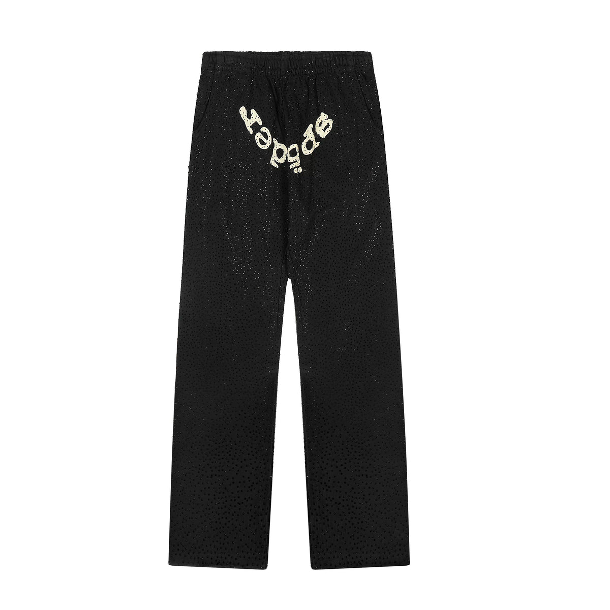Sp5der Essential Sweatpants - Black / Heavy Fleece Lined