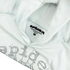 Sp5der Rhinestone Logo Hoodie