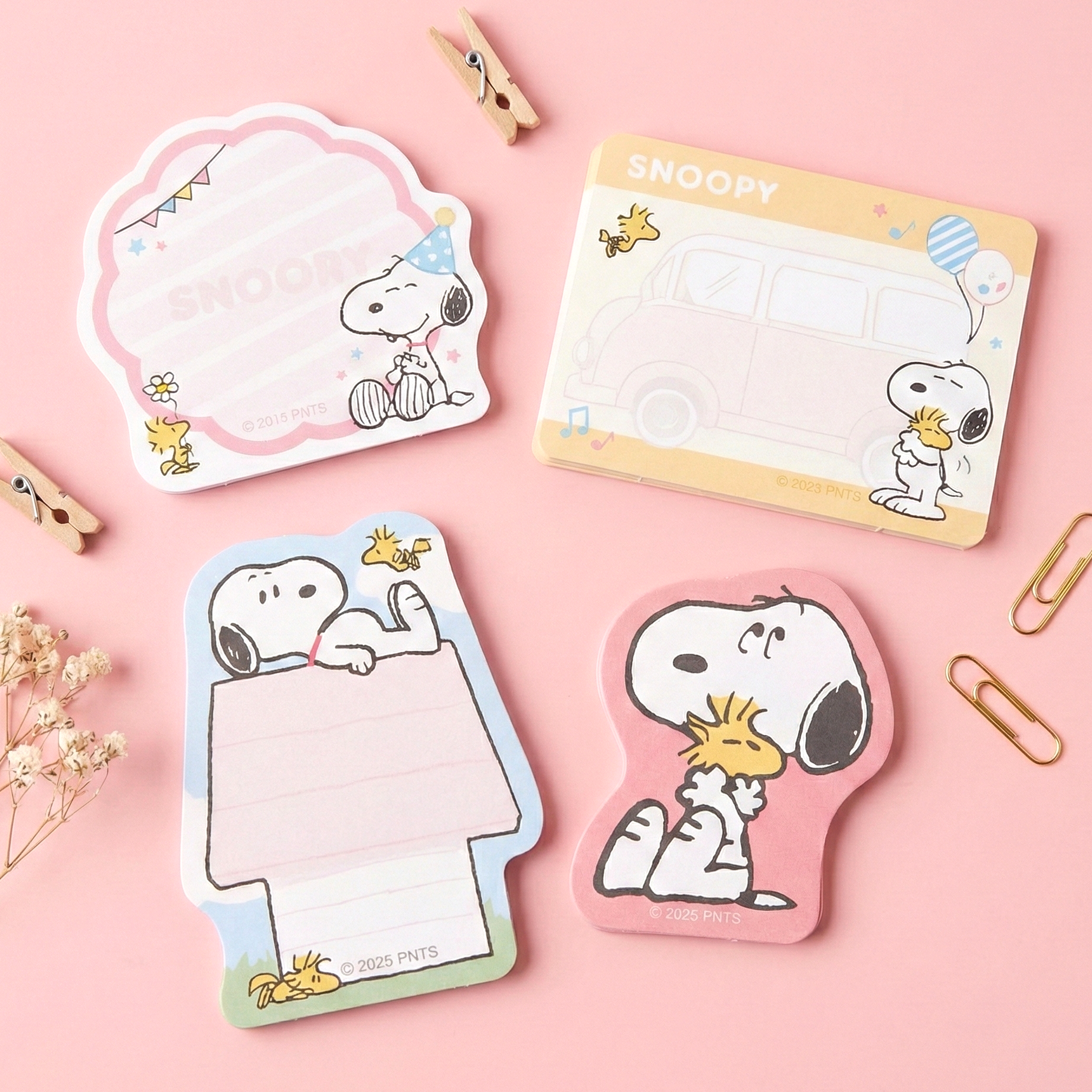 Peanuts Snoopy Write-On Stickers - Beige - Limited Edition