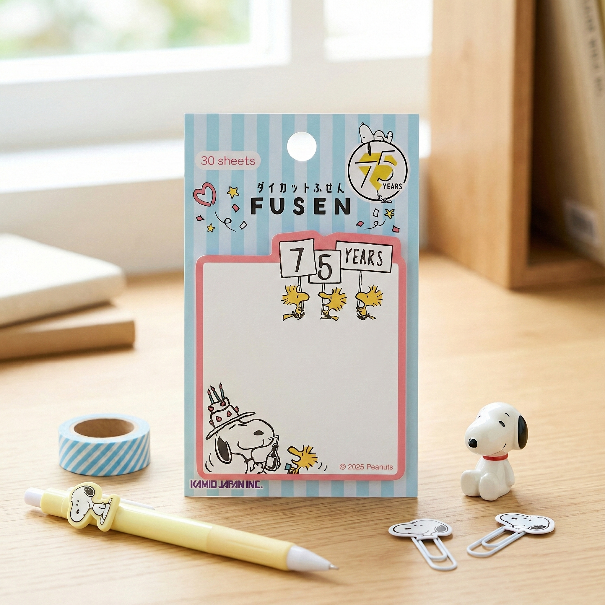 Snoopy Sticky Notes - Birthday Party - Limited 75th Anniversary Edition