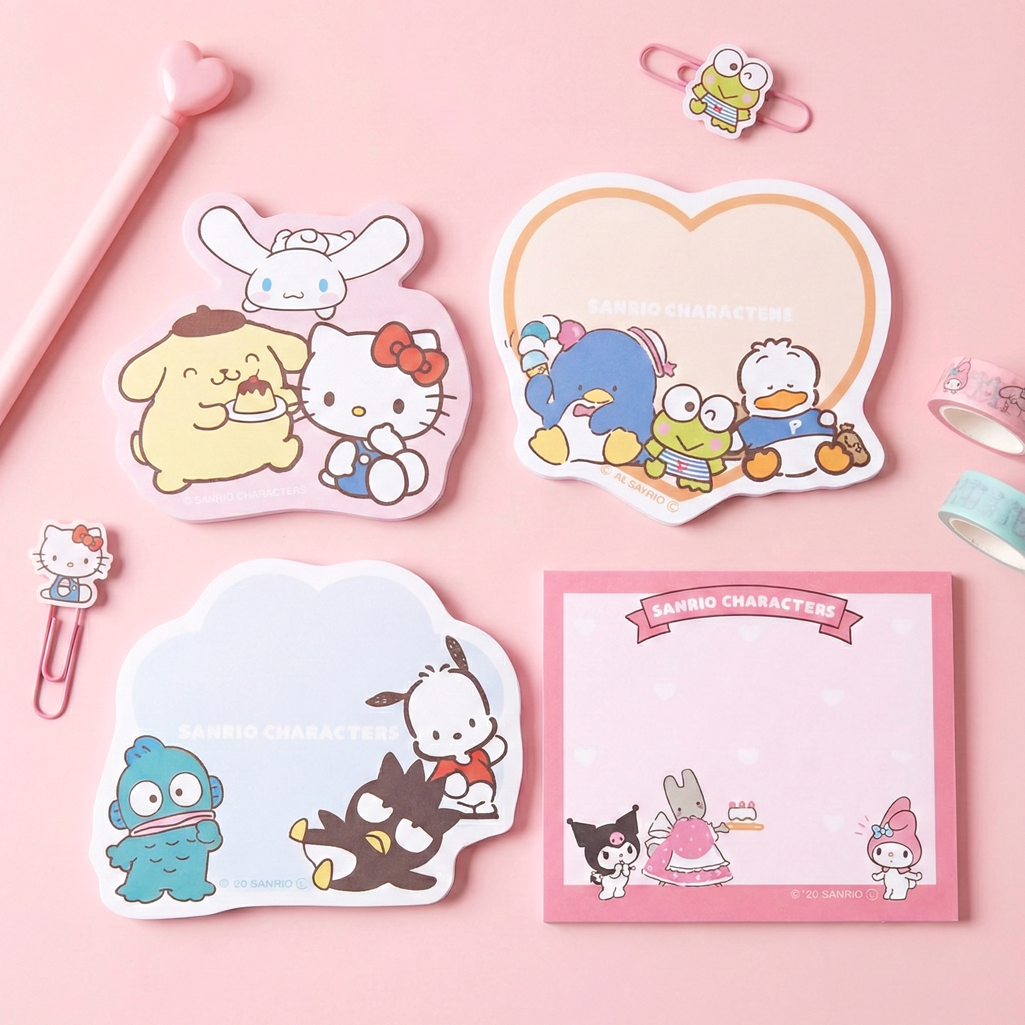 Sanrio Characters Write-On Stickers - Sanrio Mix