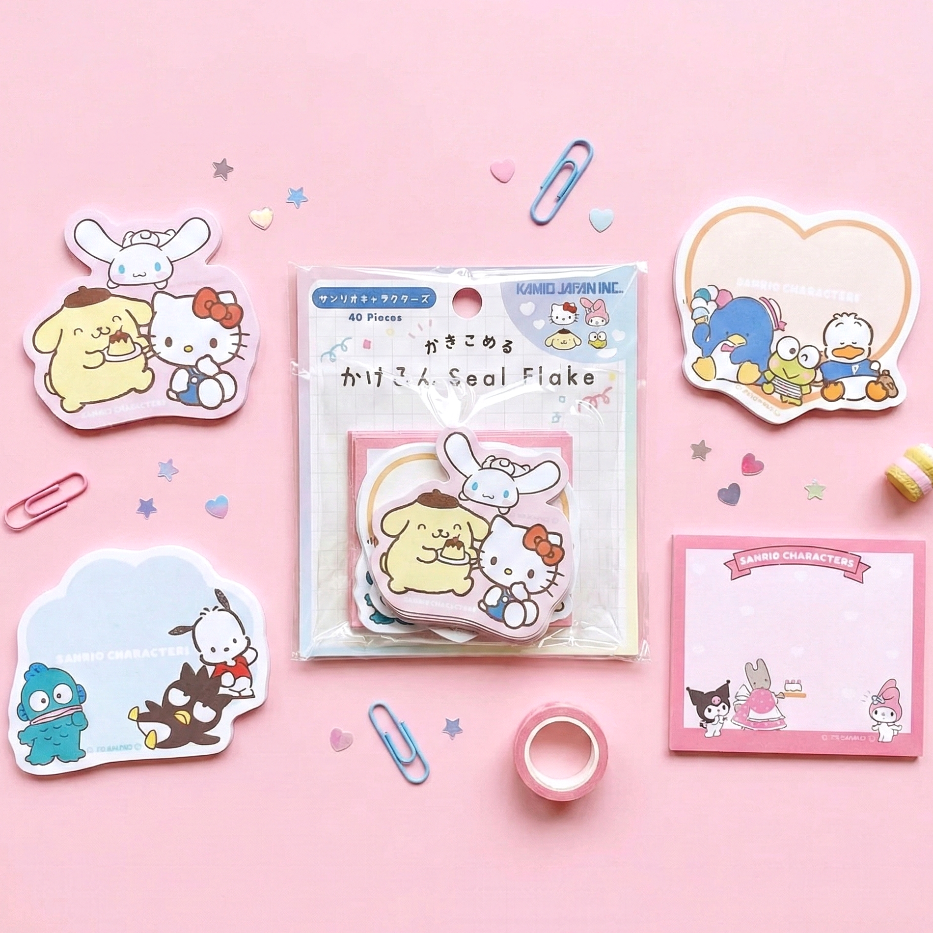 Sanrio Characters Write-On Stickers - Sanrio Mix