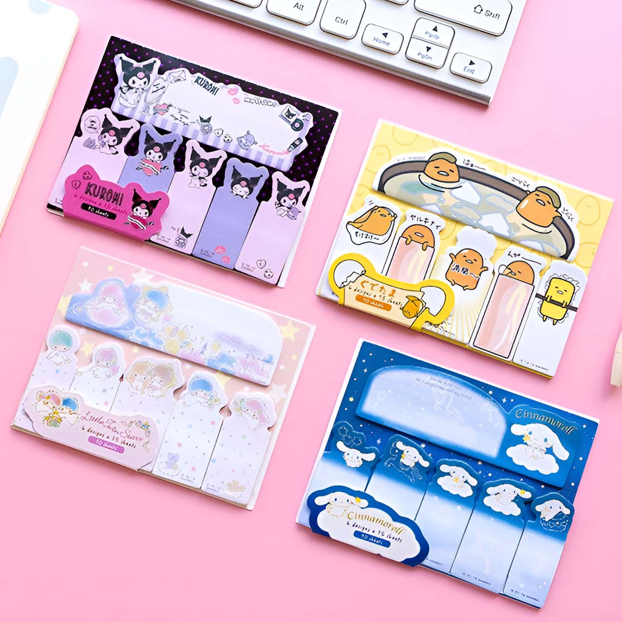 Sanrio Characters Index Sticky Notes Set