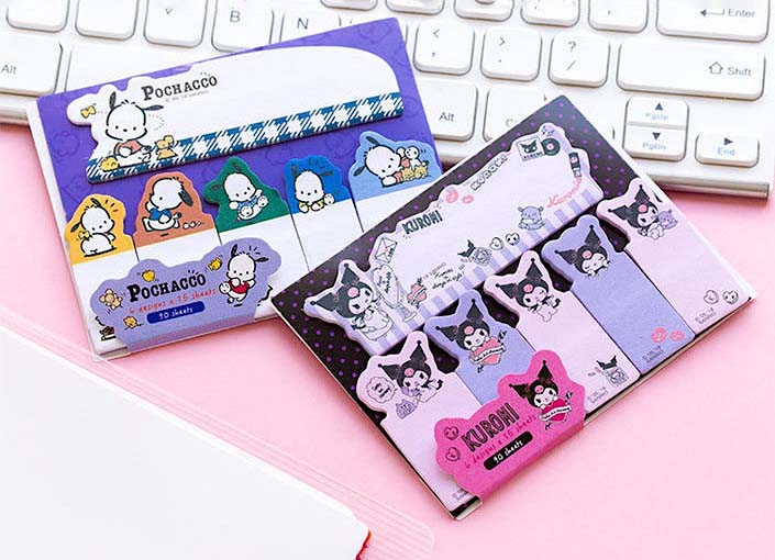 Sanrio Characters Index Sticky Notes Set