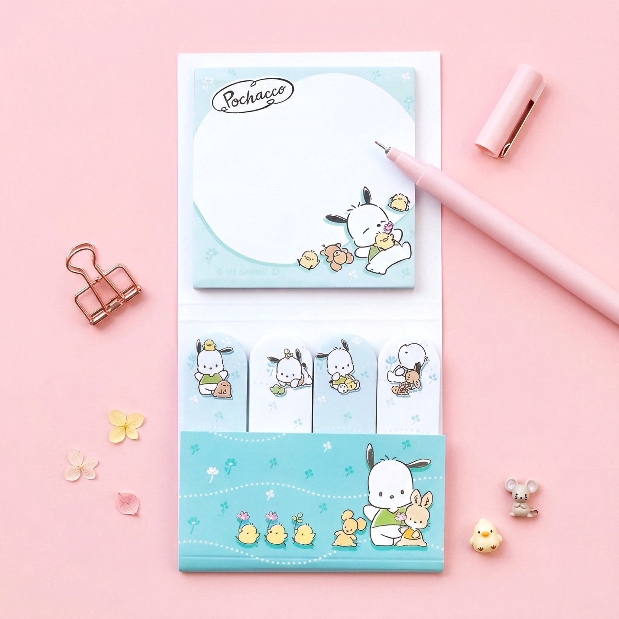 Sanrio Characters Large Sticky Notes Set - Sweet Life