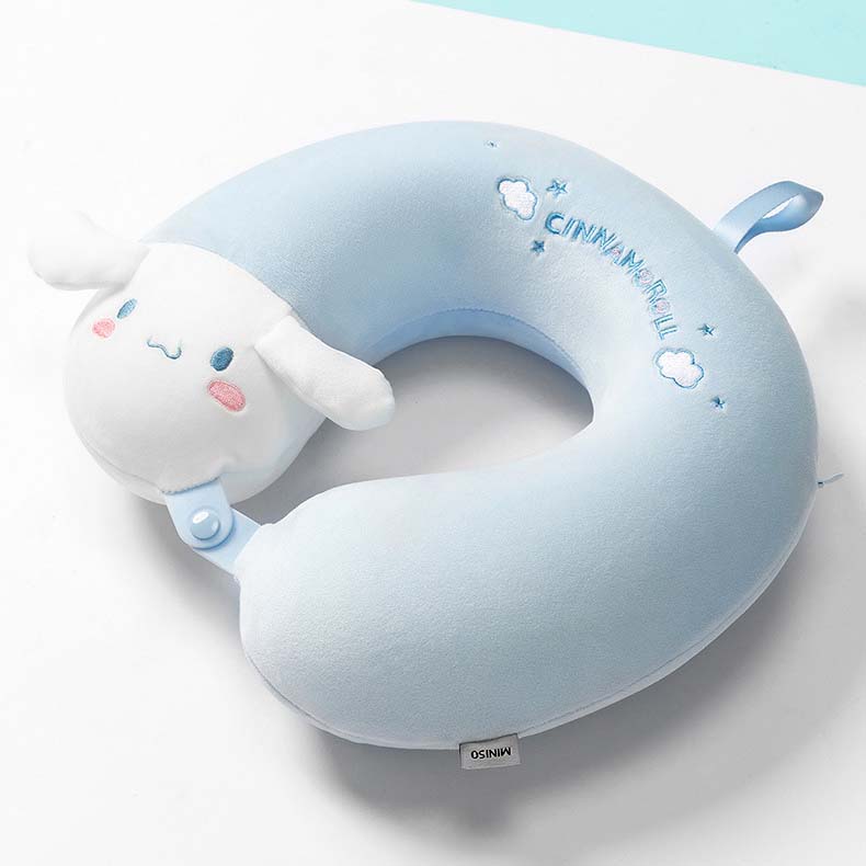 Sanrio Cinnamoroll Memory Foam U-Shaped Travel Pillow
