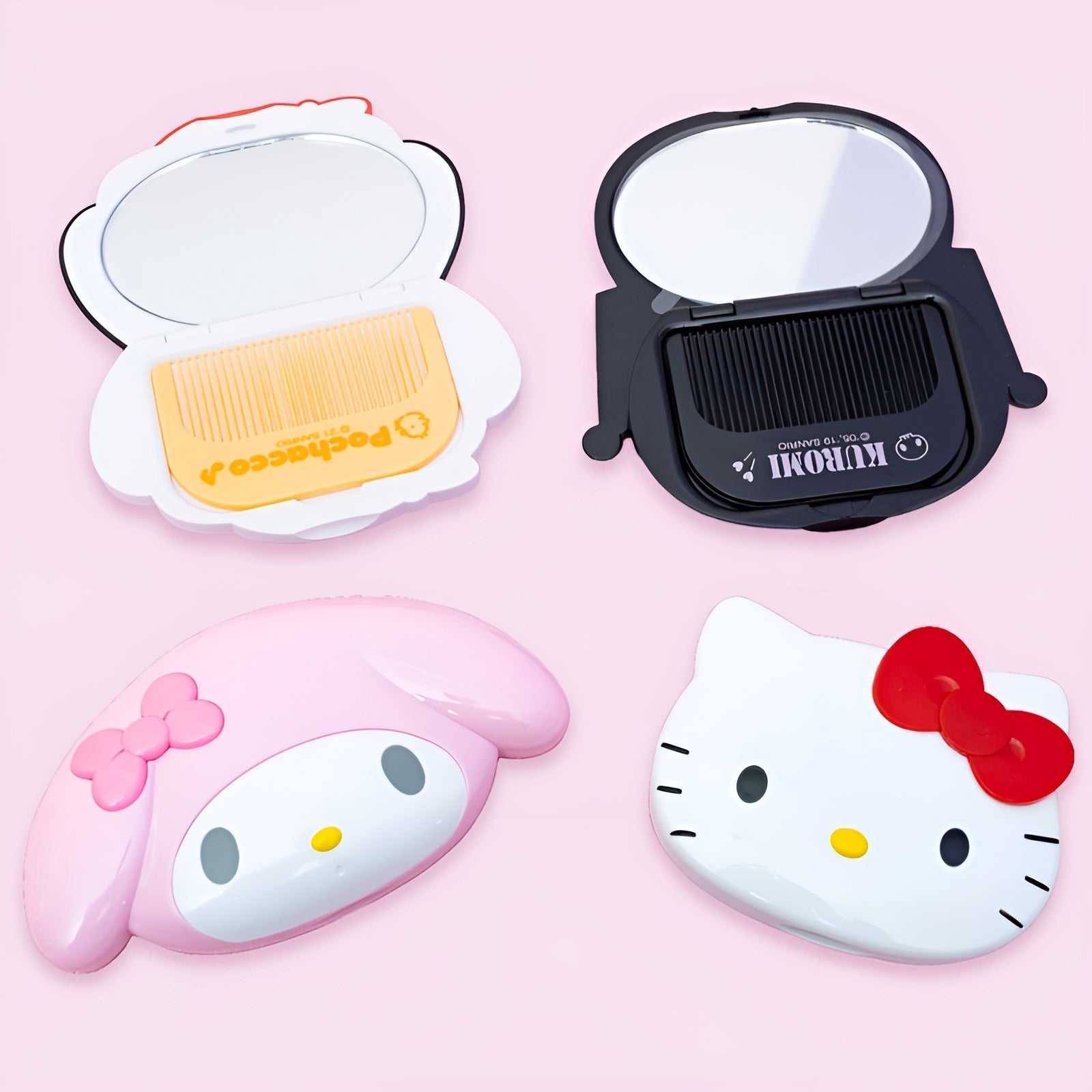 Sanrio Compact Mirror & Comb Set