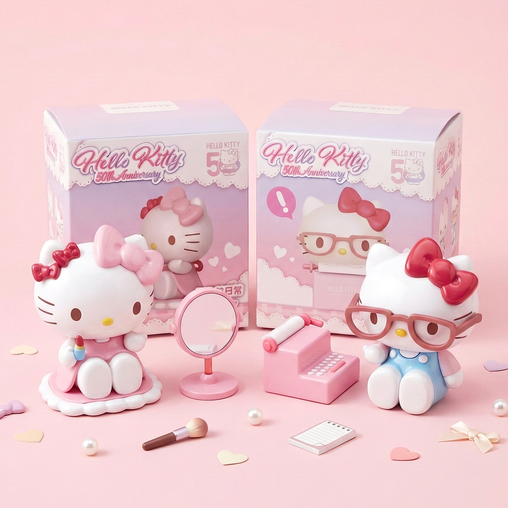 Sanrio Hello Kitty Figure - Limited 50th Anniversary Edition