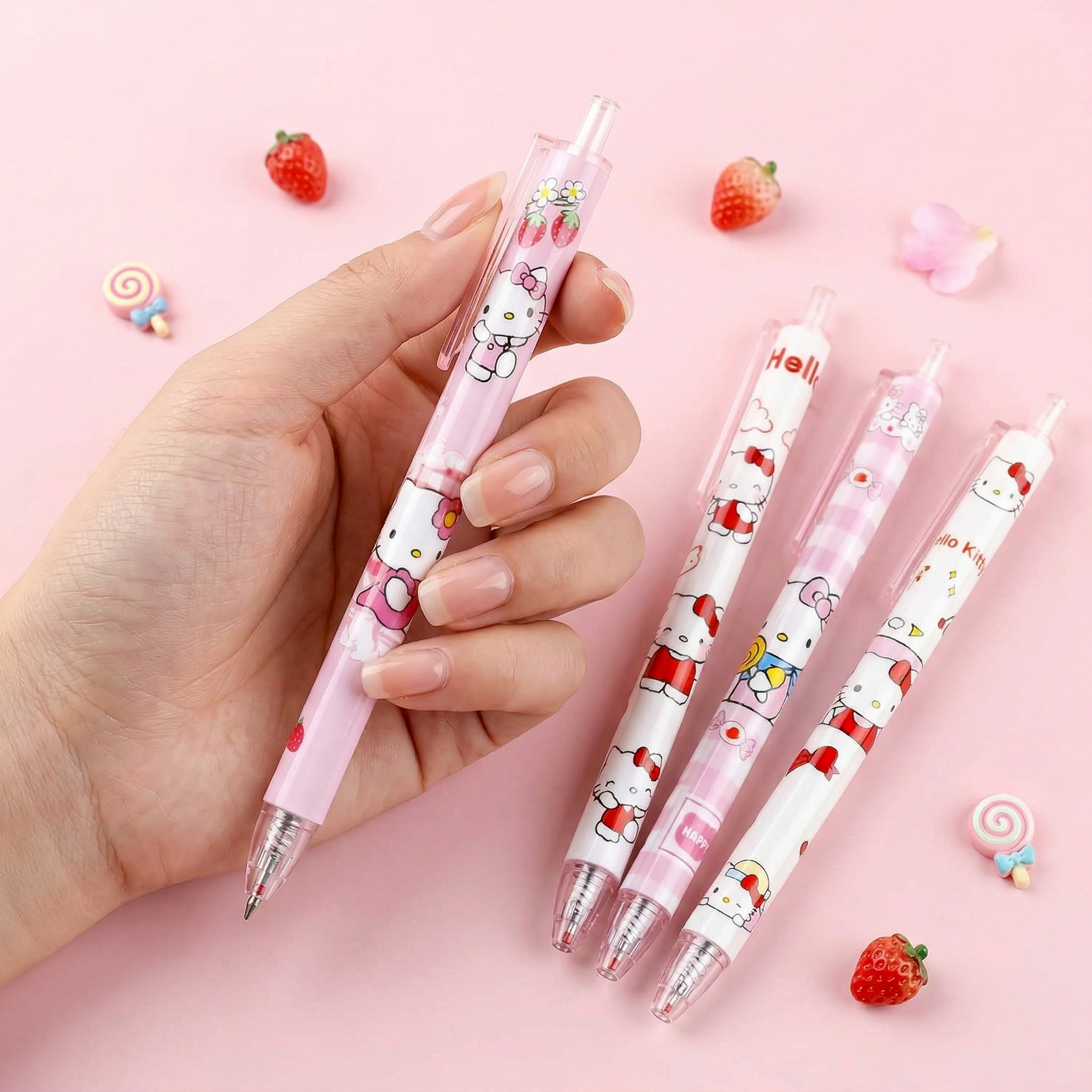 Sanrio Hello Kitty Gel Pen - Set of 4