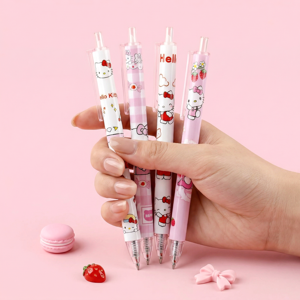 Sanrio Hello Kitty Gel Pen - Set of 4
