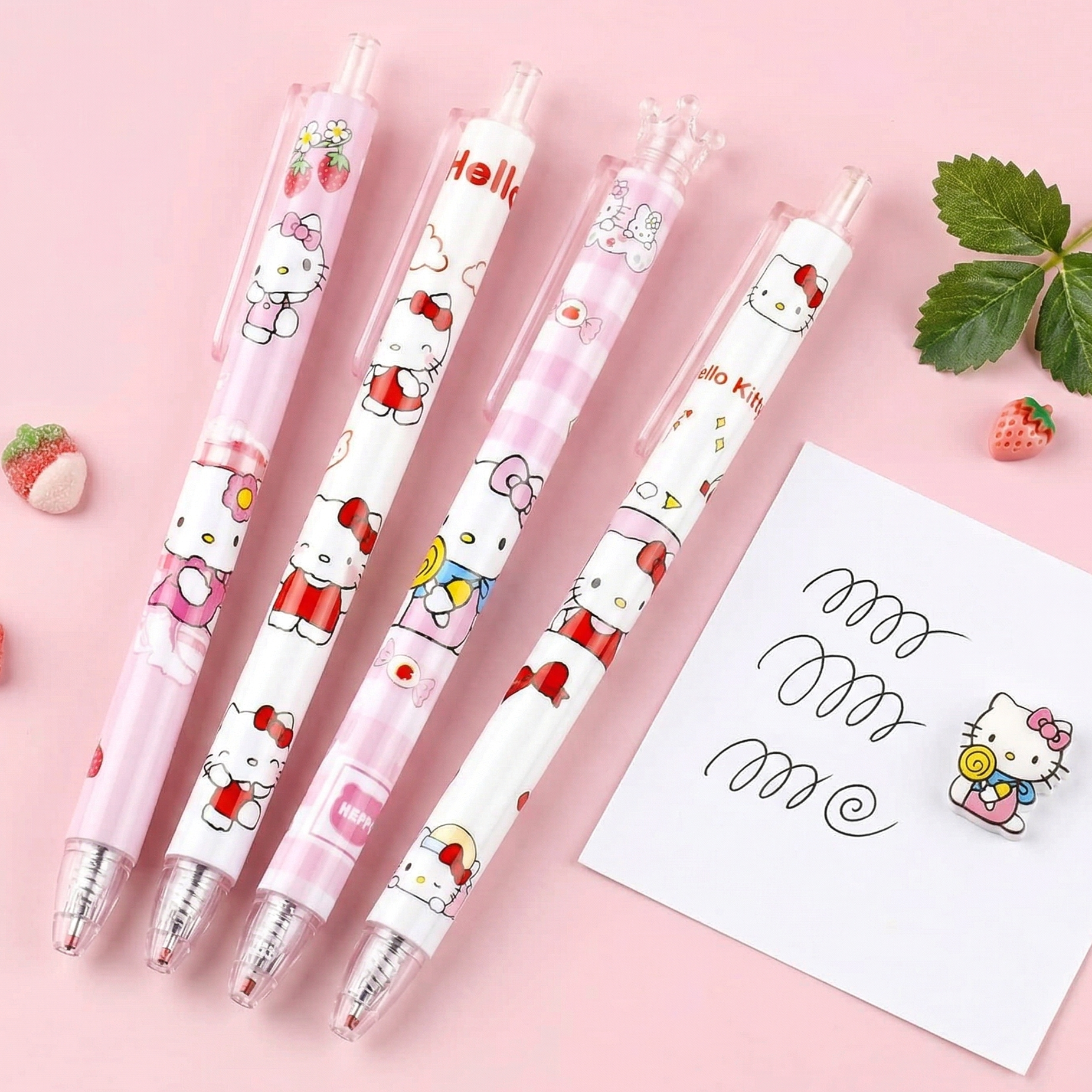 Sanrio Hello Kitty Gel Pen - Set of 4