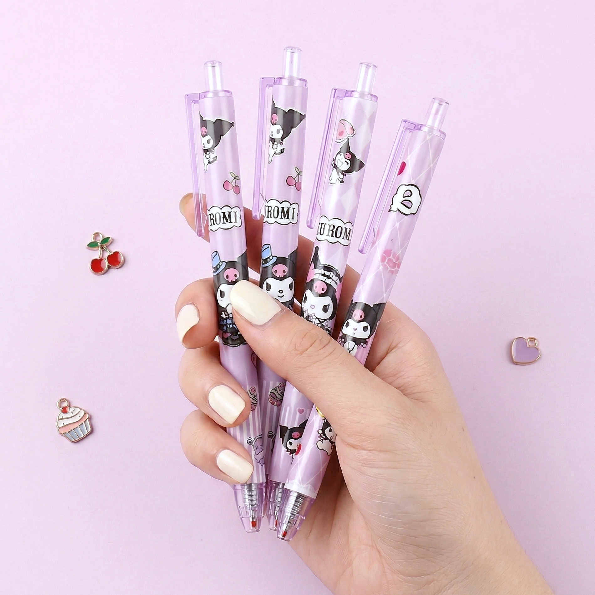 Sanrio Kuromi Gel Pen - Set of 4