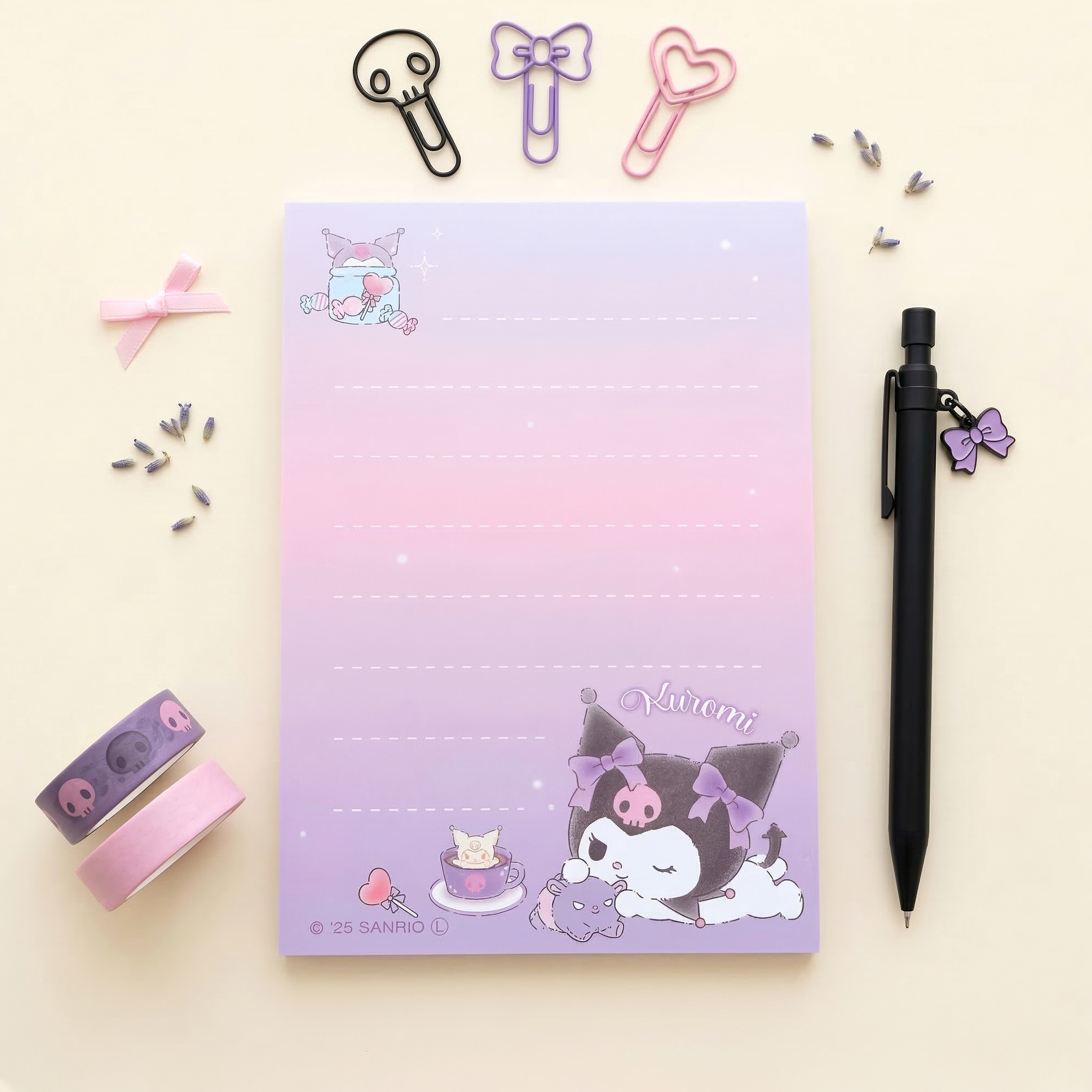 Sanrio Kuromi Memo Pad - Limited Edition