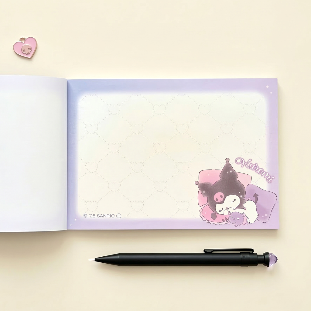 Sanrio Kuromi Memo Pad - Limited Edition