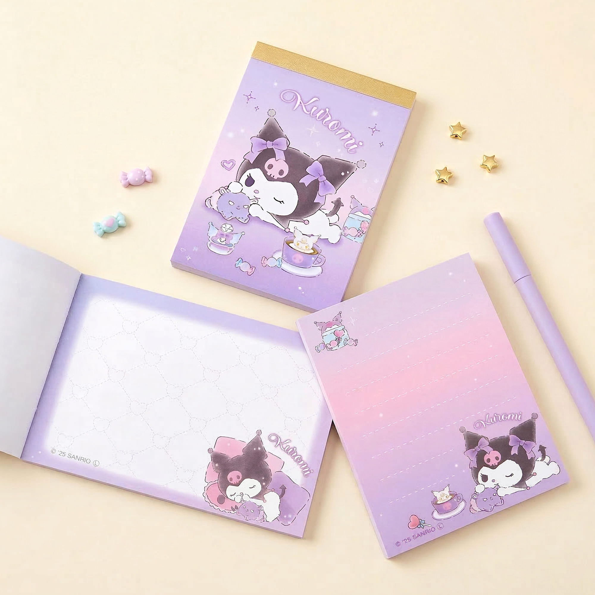 Sanrio Kuromi Memo Pad - Limited Edition