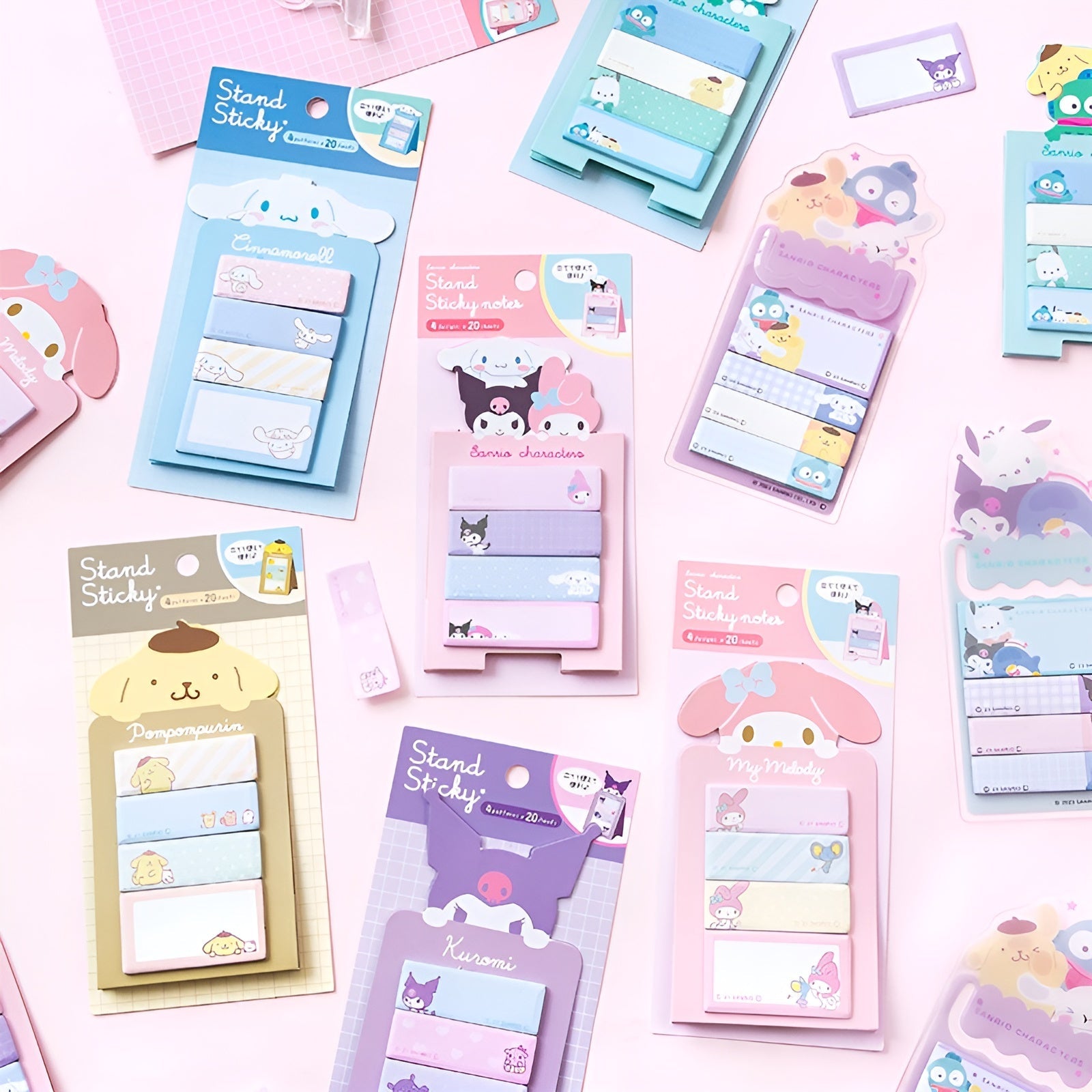 Sanrio Stand Index Sticky Notes - Limited Edition