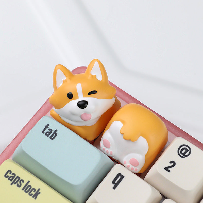 Shiba MochiPop Keycaps