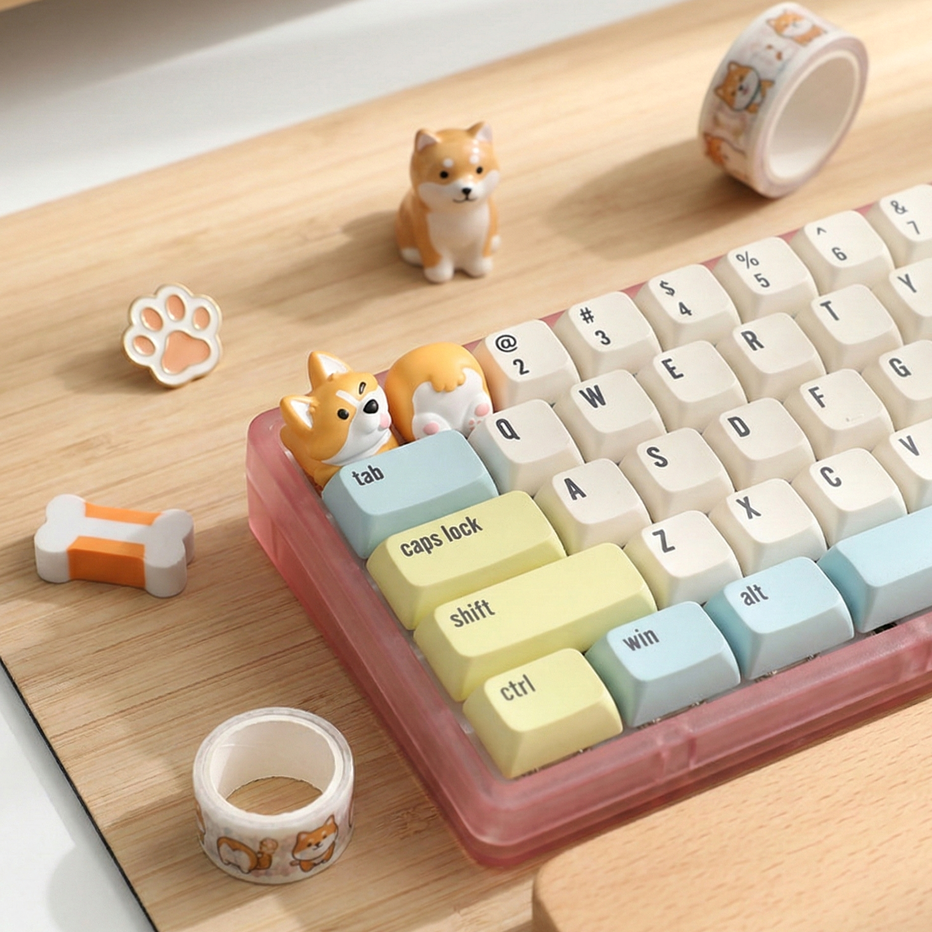 Shiba MochiPop Keycaps