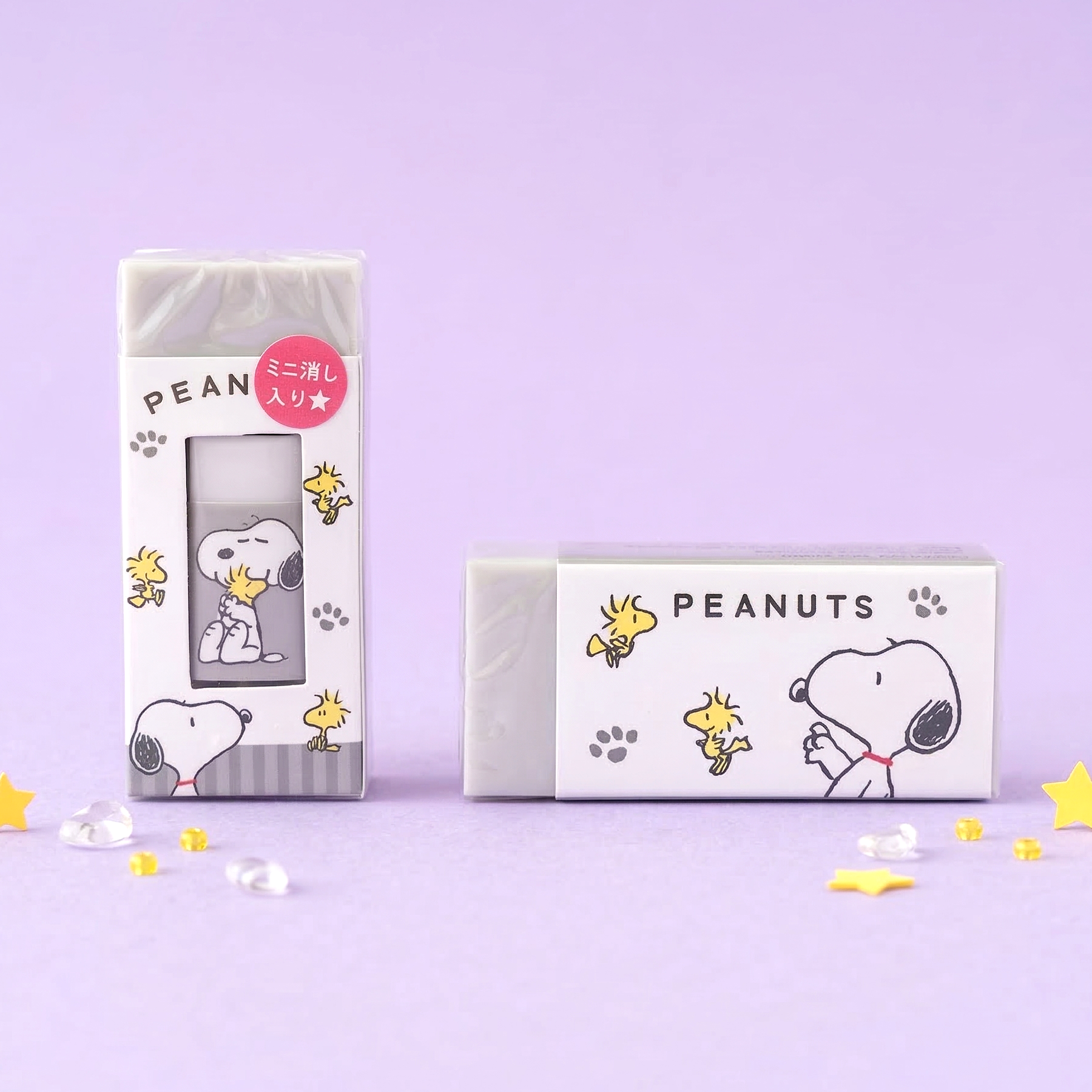 Snoopy Surprise Eraser Duo - Mini + Regular Eraser