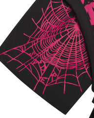 Sp5der OG Web Double Layer Shorts Black/Pink