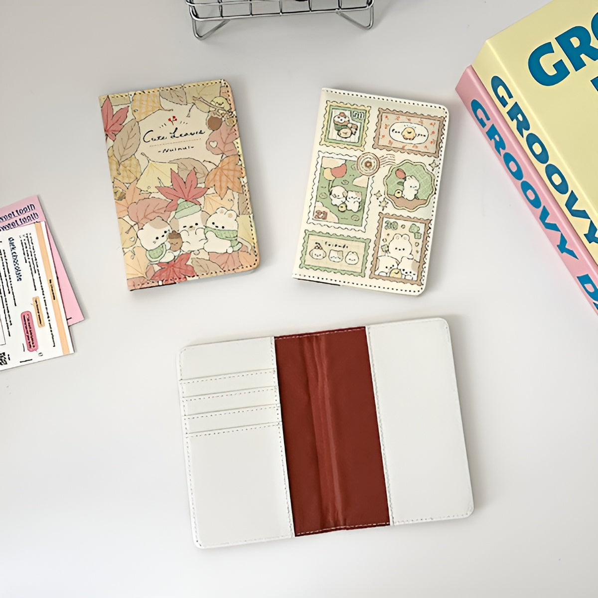 Whimsy Leaves & Forest Friends Passport Cover (2 Designs)