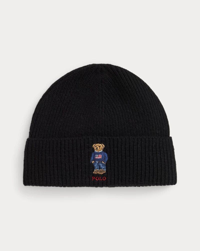 Ralph Lauren Polo Bear Rippstrick-Mütze