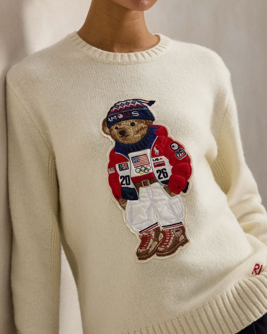 Ralph Lauren Team USA Polo Bärenpullover