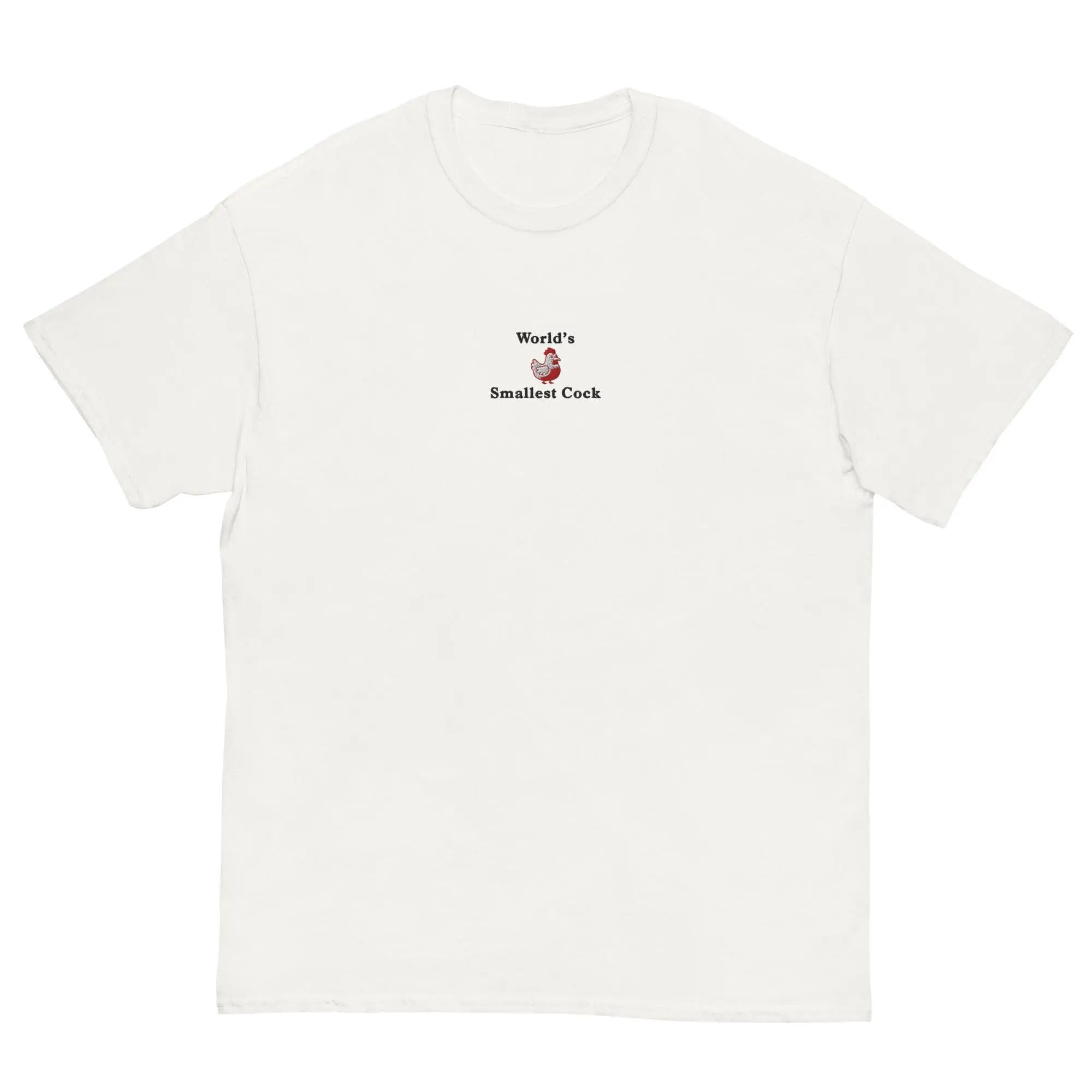 World's Smallest Cock  (embroidered) T-Shirt