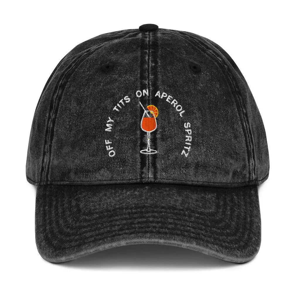 Off My Tits on Aperol Spritz Cotton Twill Cap