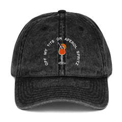 Off My Tits on Aperol Spritz Cotton Twill Cap