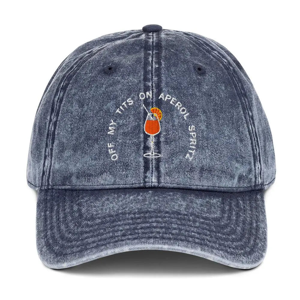 Off My Tits on Aperol Spritz Cotton Twill Cap